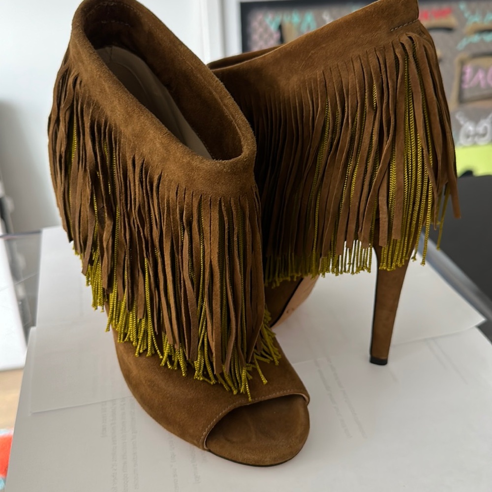 Jimmy Choo fringe bootie